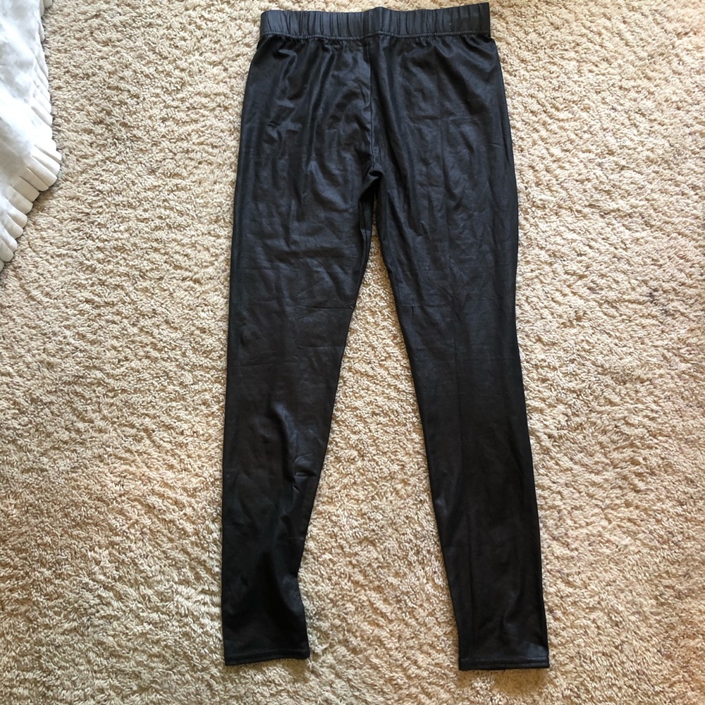 Faux leather - look leggings